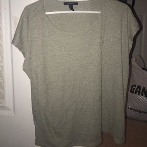 Grey/Green Top